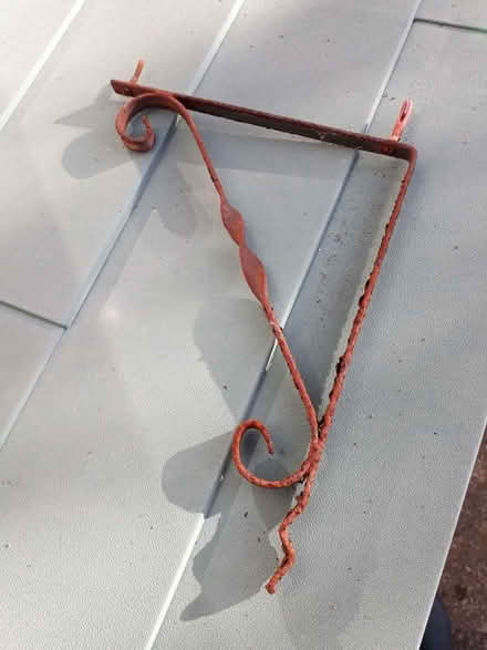 Photo of free Hanging basket bracket rusting and peeling paint needs TLC (Westbury Fields BS9) #3
