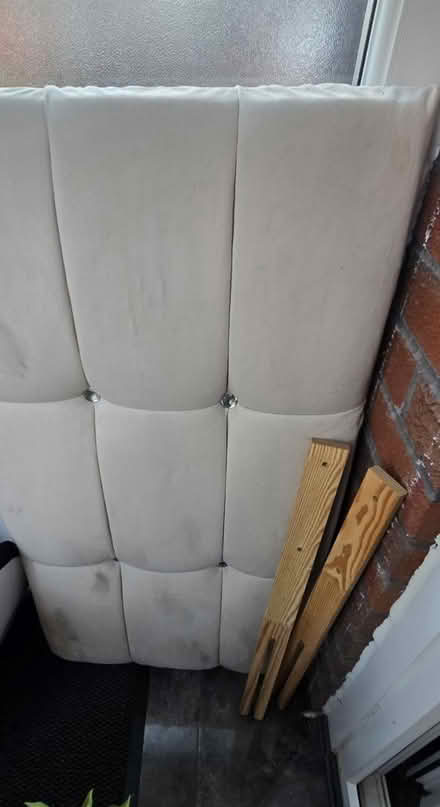 Photo of free Ivory single bed headboard (Bell Vue M12) #2