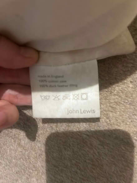 Photo of free Giant feather floor cushion (Waterbeach) #2