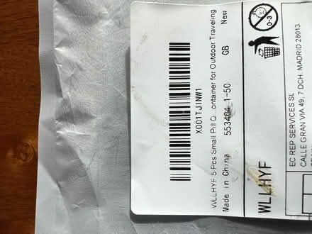 Photo of free Pill container - small (Bayworth OX13) #2