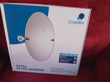 Photo of free Bathroom mirror, new with fittings (The Nurserylands TW12) #1