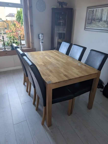 Photo of free Dinning Room Table and Chairs (Knightswood) #1