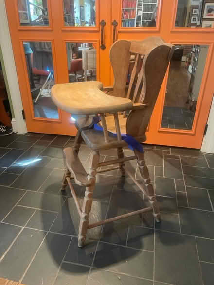 Photo of free Wood high chair (Washington, DC) #2