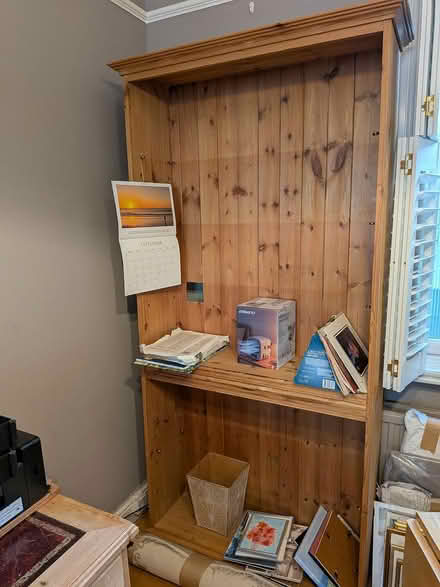 Photo of free Tall wooden bookcase (Cowley Oxford OX4) #1