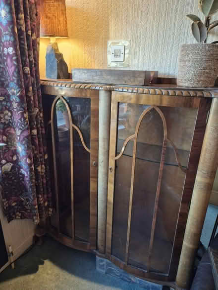 Photo of free Art Deco (ish) Display Cabinet (Loanhead, EH20) #1