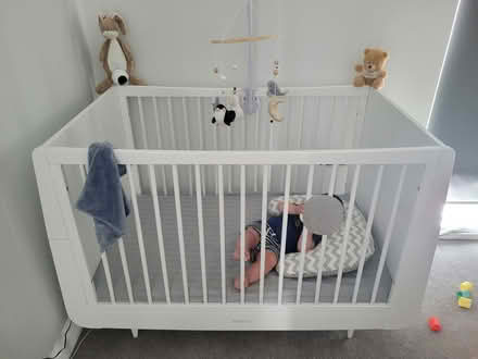 Photo of free SnuzKot Skandi Cot Bed White (E20 3AP) #1