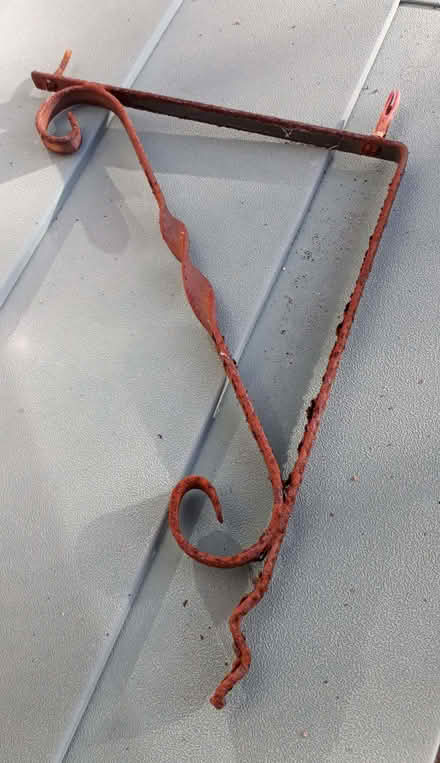 Photo of free Hanging basket bracket rusting and peeling paint needs TLC (Westbury Fields BS9) #2