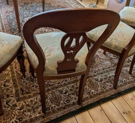 Photo of free 4 Repro Victorian Mahogany look chairs (Cheadle Hulme SK8) #3