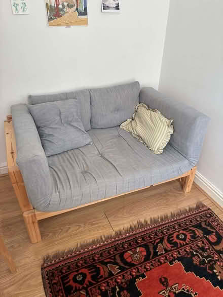 Photo of free Small wooden sofa bed (Petersfield Ward CB1) #1