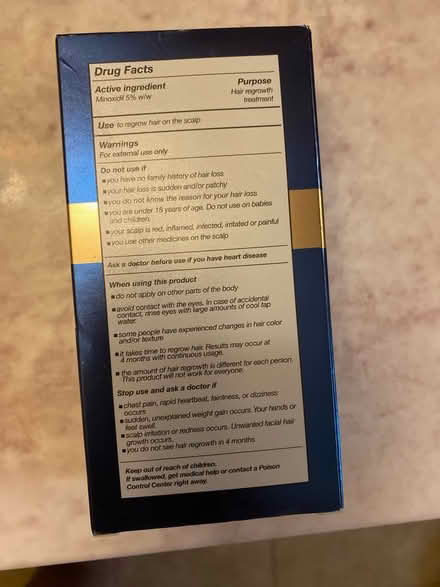 Photo of free Minoxidil for hair loss (Montebello) #2