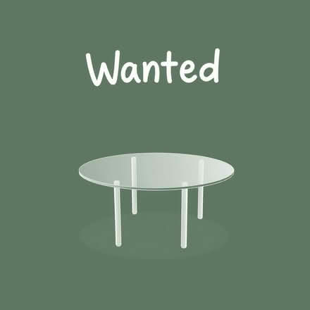Photo of round or rectangular glass table (Durrington BN13) #1