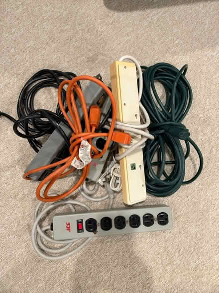 Photo of free Extension Cords/Surge protectors (Evanston - Central/Green Bay) #1
