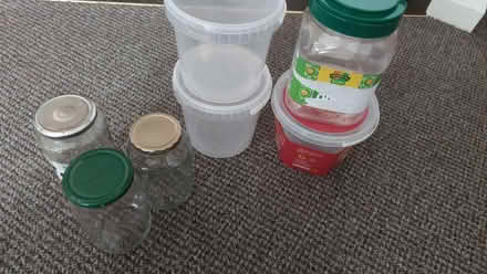 Photo of free Glass Jars and Plastic Containers. (The Meadows NG2) #1