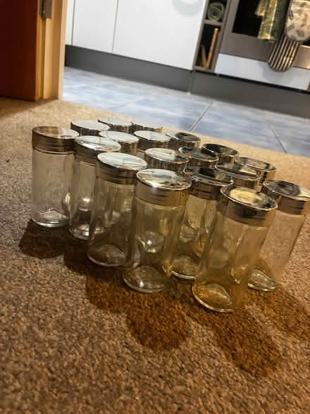 Photo of free Glass spice jars x18 (Wimbledon SW19) #1