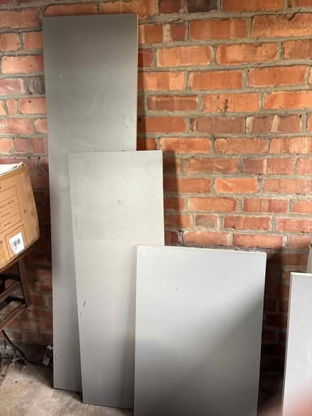 Photo of free Grey melamine particle boards (Glazebrook, WA3) #2