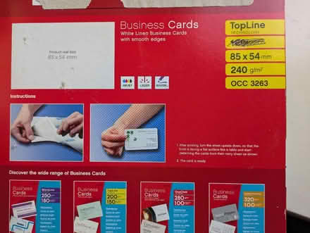 Photo of free Inkjet/laser DIY Business Cards (Thrupp GL5) #1