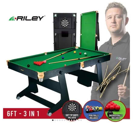 Photo of free Riley 6Ft 3in1 Folding Snooker Table with Pool and Darts (Bedminster BS3) #1