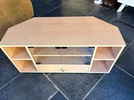 Photo of free Corner tv stand (Woodmancote GL11) #1