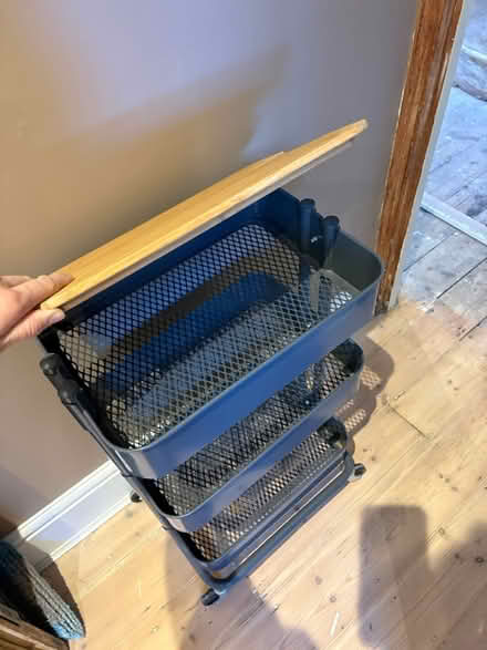 Photo of free IKEA shelving unit on wheels (Forest hill SE26) #3