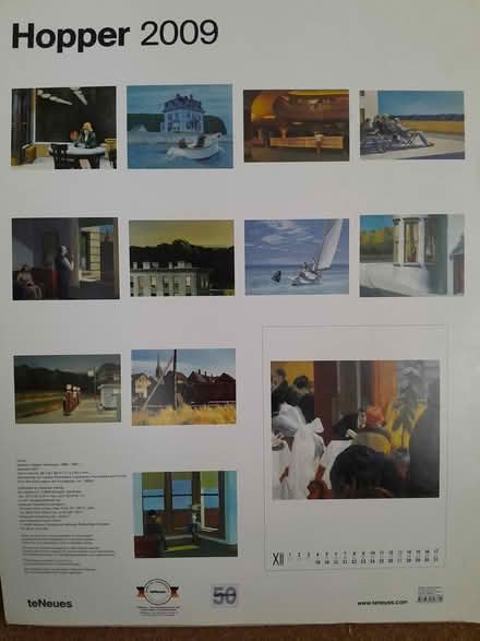 Photo of free Edward Hopper calendars (SG17 (Shefford)) #2