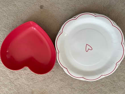 Photo of free Heart shaped bowl & plates (West Kensington W14) #1