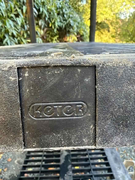 Photo of free Black plastic garage shelves (Elmsted TN25) #2
