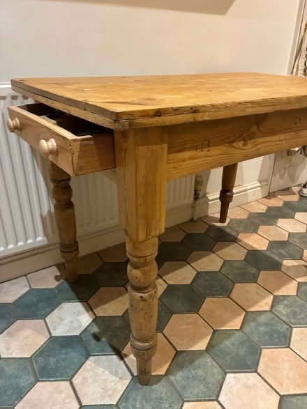 Photo of free Pine table (Petersfield Ward CB1) #2