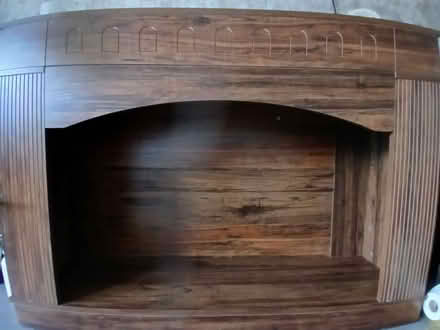 Photo of free Wooden mantle unit and 2 side table (Cumbernauld G67) #1