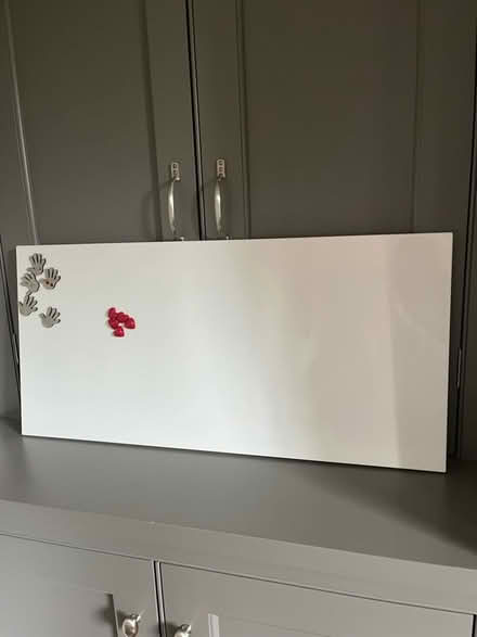 Photo of free IKEA White metal notice board (Winkfield Row RG42) #1