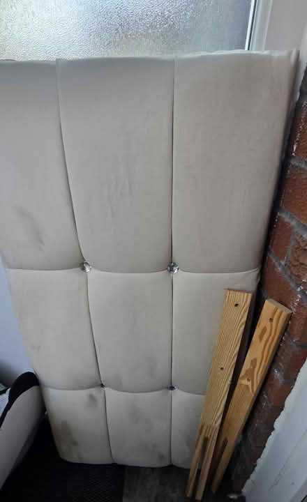 Photo of free Ivory single bed headboard (Bell Vue M12) #1
