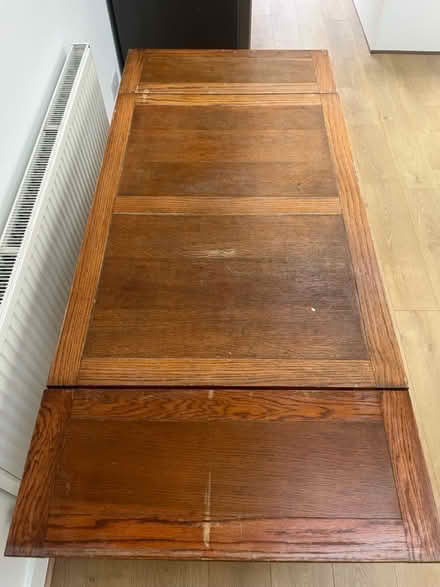 Photo of free Vintage Oak Draw Leaf Dining Table (W13) #2