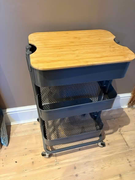 Photo of free IKEA shelving unit on wheels (Forest hill SE26) #2