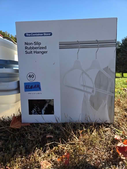 Photo of free Clear clothes hangers (Goshen, NY) #1