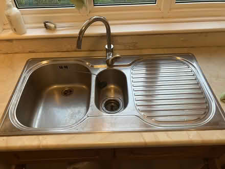 Photo of free fitted kitchen sink stainless steel (GU6 7NH) #1