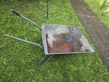 Photo of free Barrow - needs a wheel (Rathcoole, Co. Dublin) #1