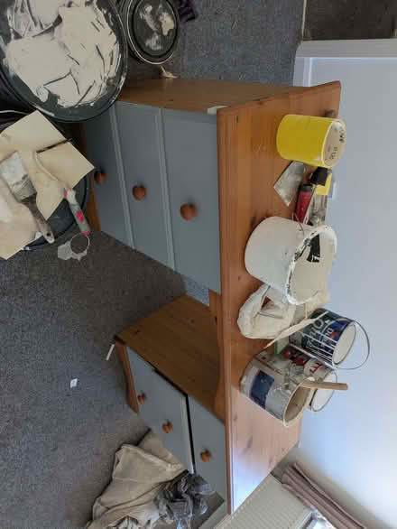 Photo of free solid pine desk with drawers (Mill Hill BB2) #1