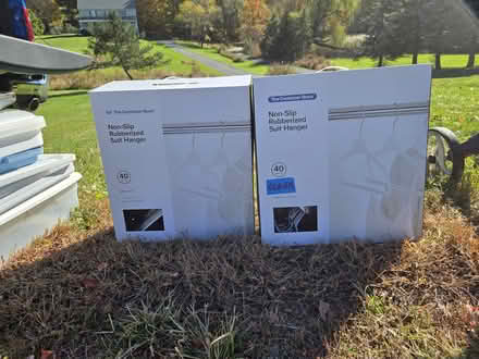 Photo of free Clear clothes hangers (Goshen, NY) #1