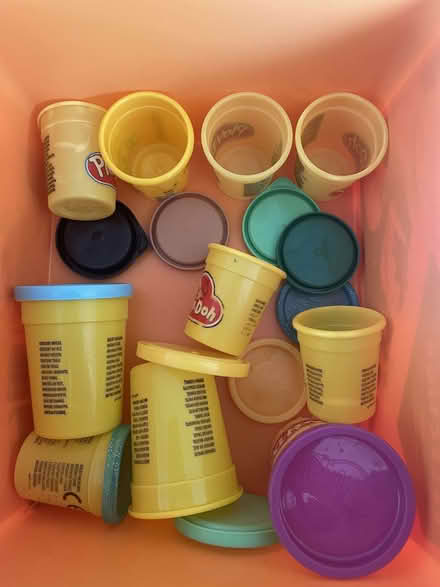 Photo of free Clean, empty Plydough containers (Tunbridge Wells N. TN4) #1