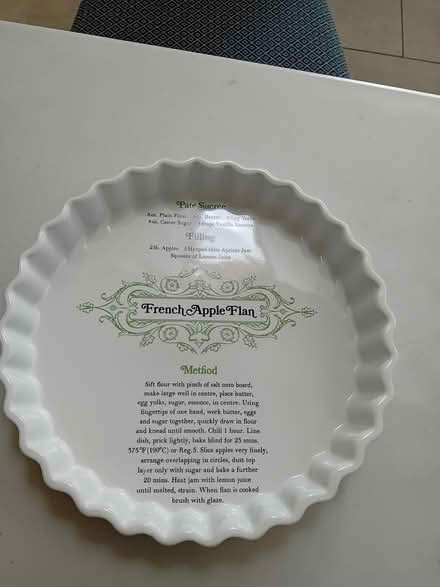 Photo of free Large flan dish (Cubbington CV32) #1