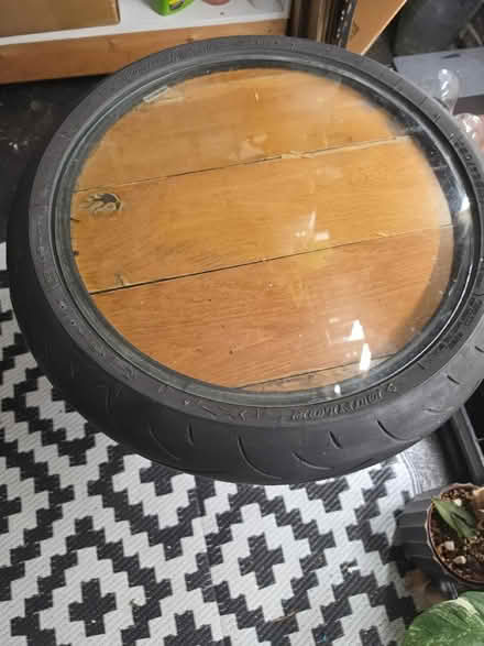 Photo of free DIY tyre table (Medway, Chatham ME5) #1