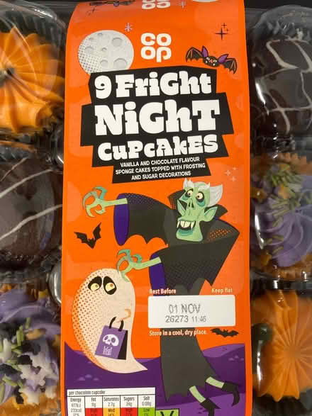 Photo of free Halloween cupcakes, unopened (Apley TF1) #2