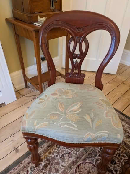Photo of free 4 Repro Victorian Mahogany look chairs (Cheadle Hulme SK8) #2