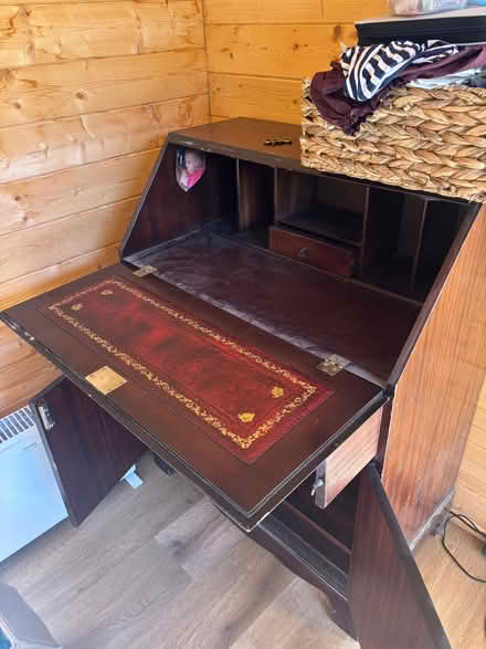 Photo of free Mahogany writing bureau (Wixams MK42) #1