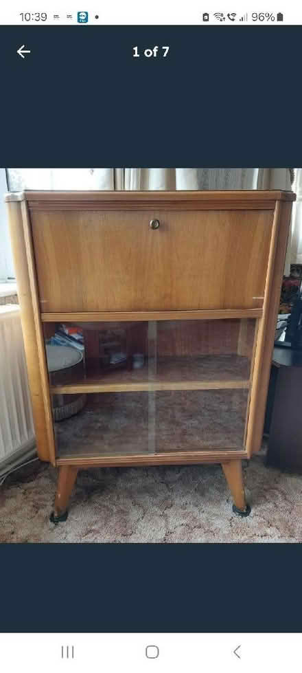 Photo of free Vintage Writing Bureau with Display Shelves (Duston NN5) #1