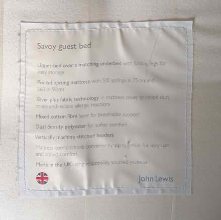 Photo of free Savoy Guest Beds (Henleaze BS9) #2