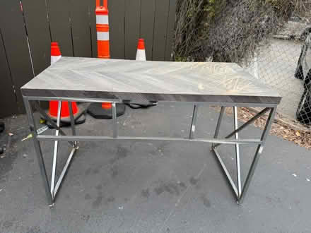 Photo of free Metal framed coffee table or bench (Valencia Avenue, Sunnyvale) #3