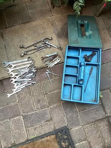 Photo of free My fathers old Imperial spanner’s ,plus the tool box (Malvern Link WR14) #1