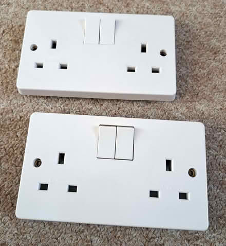 Photo of free Two matching double electrical power sockets (UK only) (Hog Hatch GU9) #2