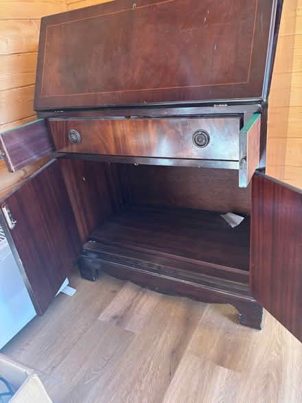 Photo of free Mahogany writing bureau (Wixams MK42) #4