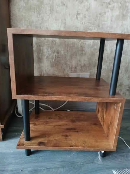 Photo of free Wooden mantle unit and 2 side table (Cumbernauld G67) #2